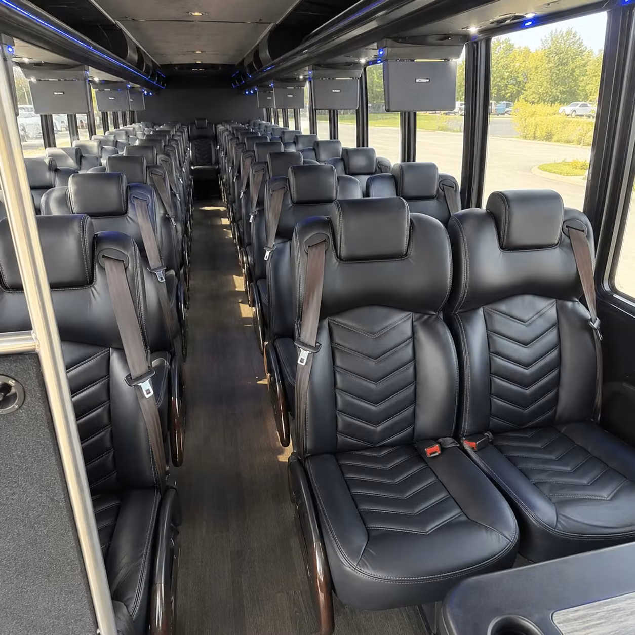 28 passenger minibus inside