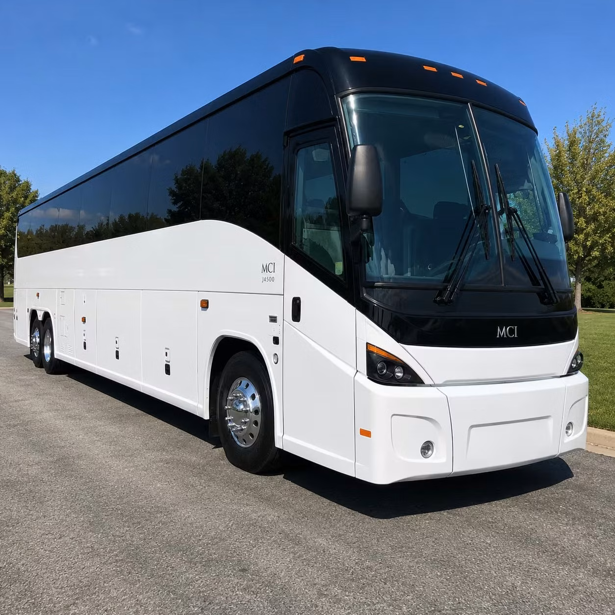 56 passenger charter bus