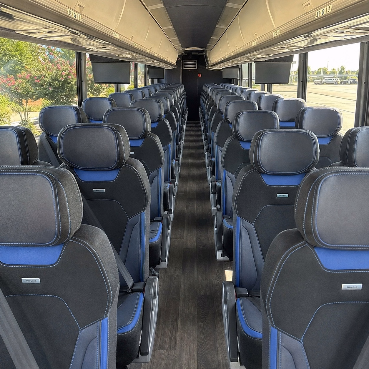 alexandria charter bus interior gallery