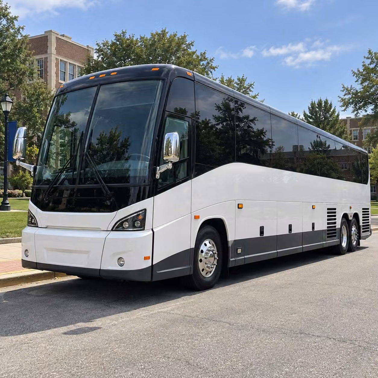 alexandria sports team fan bus rentals