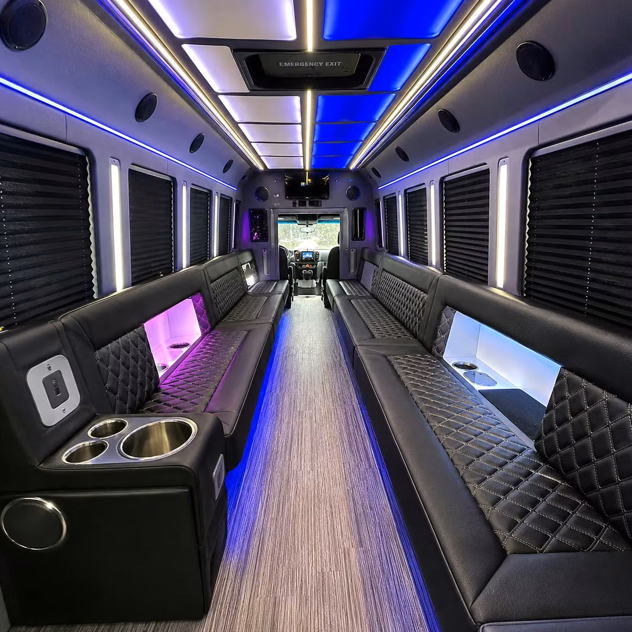 party bus interior