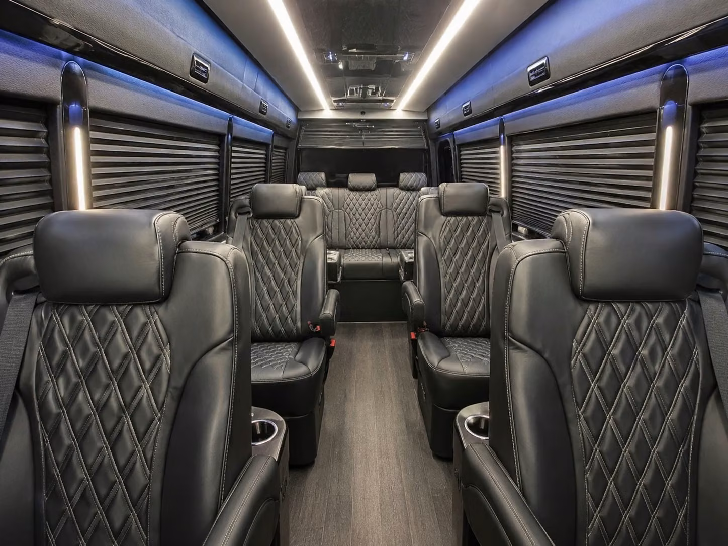 sprinter van with driver inside